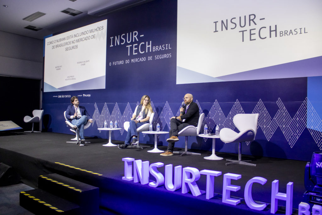 Painel aborda parceria entre Nubank e Chubb para distribuição de seguros durante o Insurtech Brasil 2023
